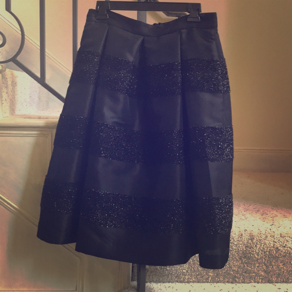 Eliza J black skirt